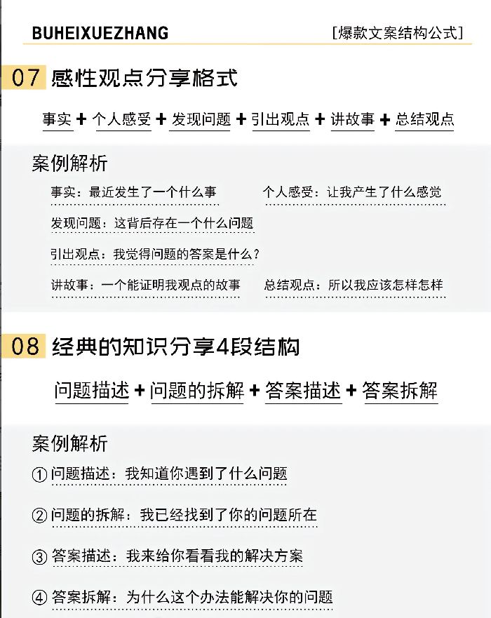 【小红书爆款文案结构公式】-网创情报论坛-网创情报-推咖网创