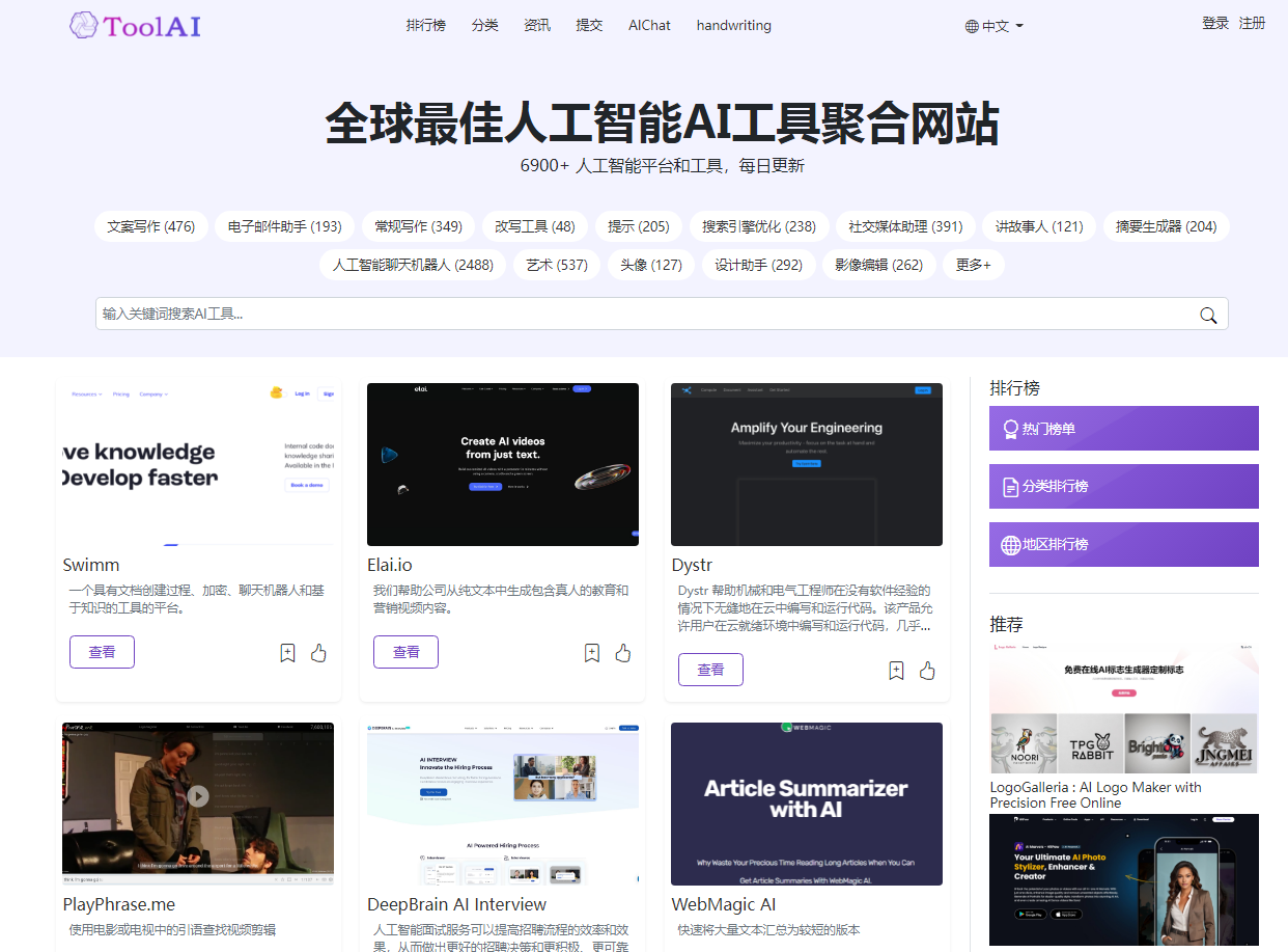 全球最佳人工智能AI工具聚合网站-网创情报论坛-网创情报-推咖网创