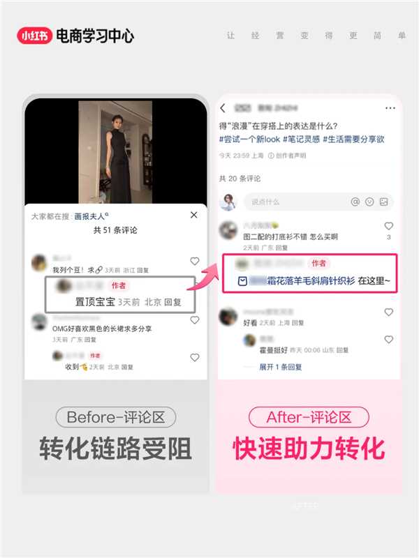 小红书评论区可以挂商品链接了！-网创情报论坛-网创情报-推咖网创